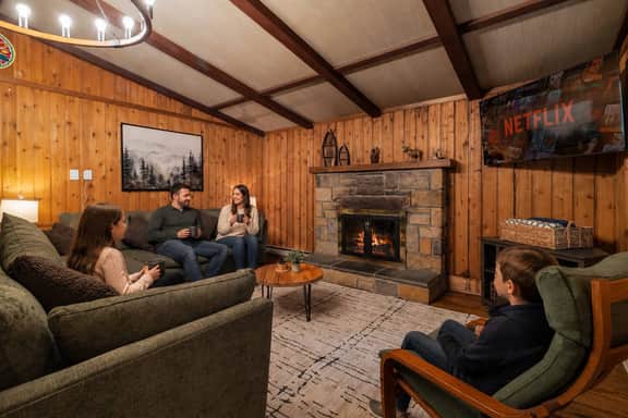 The Big Brown Cabin at Locust Lake